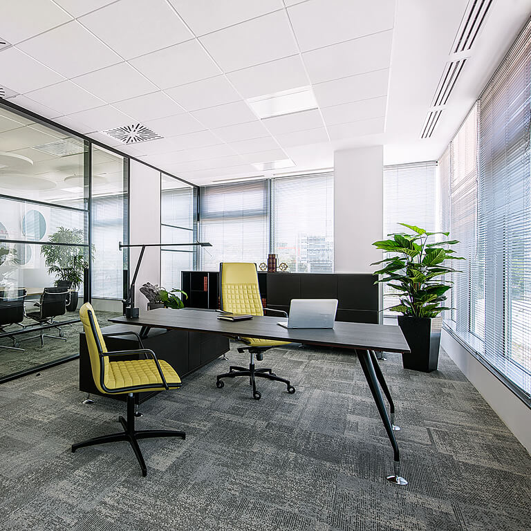 clean-office-yellow-chair